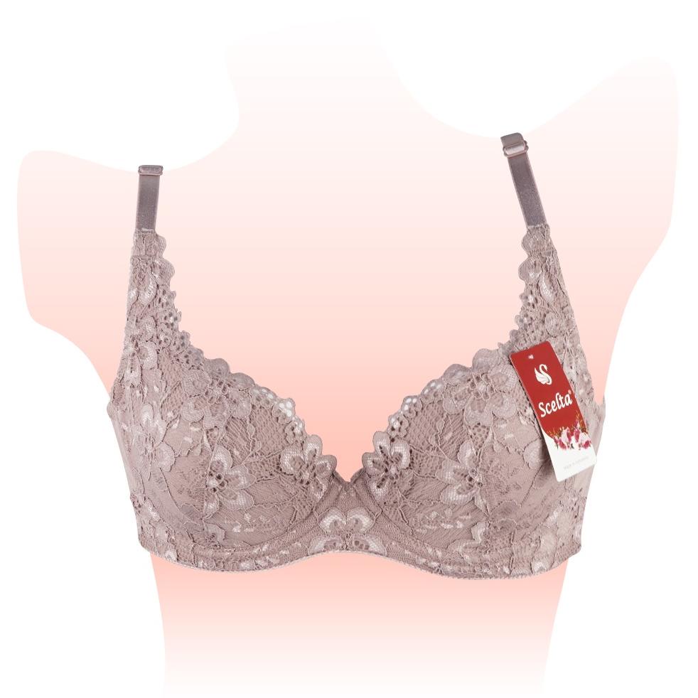 Scelta - Fashion Bra Kawat Busa Tipis Plunge Berkawat Bh As 007 Sp