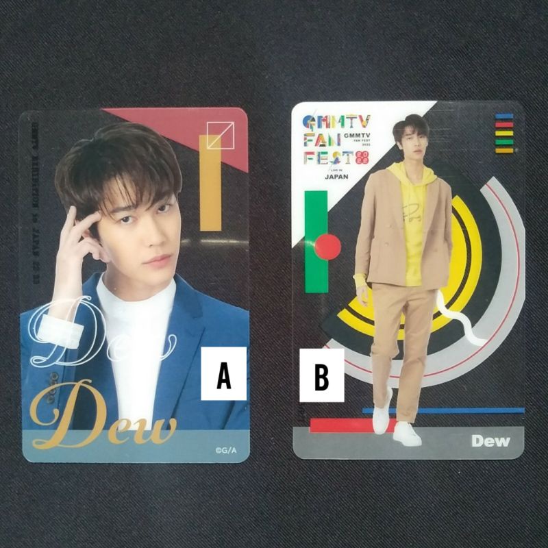 [ready stock] gmmtv fanfest japan pc gff dew jsu jirawat f4 gmm exhibition photocard