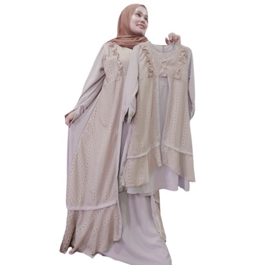 DISKON 55% Kualitas Premium Baju Gamis Couple Set Keluarga Ibu Dan Anak Perempuan Terbagus Azraqi Bahan Crinkle Polo Premium Tebal Dan Adem Dress Mom And Kids Gamis Ibu Dan Anak Terbaru Dress Cantik Ibu Dan Anak Gamis Couple Terbagus Terbaru