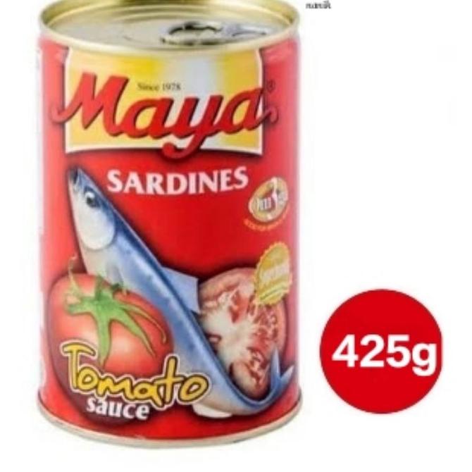 

Serbuu Sarden maya tomat besar harga1kaleng isi 425gram