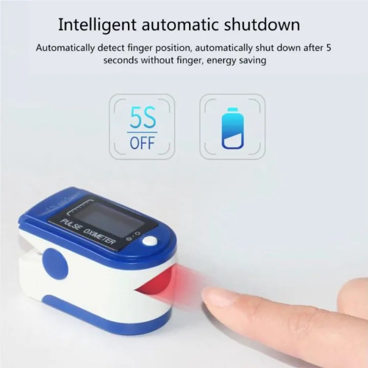 BEAUTY JAYA - [ORIGINAL] Fingertip Pulse Oximeter SpO2 LED / Pulse Oxymeter Alat Ukur Kadar Oksigen &amp; Darah