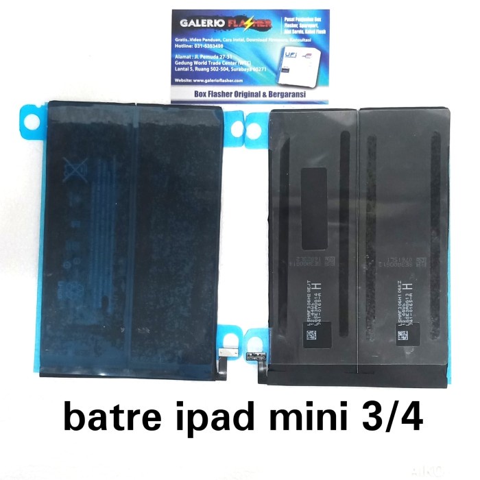 BATRE/BATTERY/BATERAI IPAD MINI 2/3 ORIGINAL