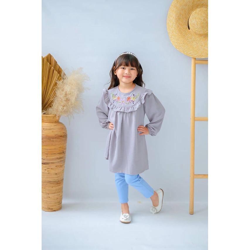 Setelan anak cewek Blouse Roses by Moodykids