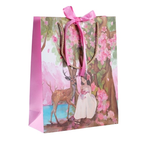 

Paper Bag Premium Pink Vintage Tinggi Tas Gift Bag Sovenir Kado