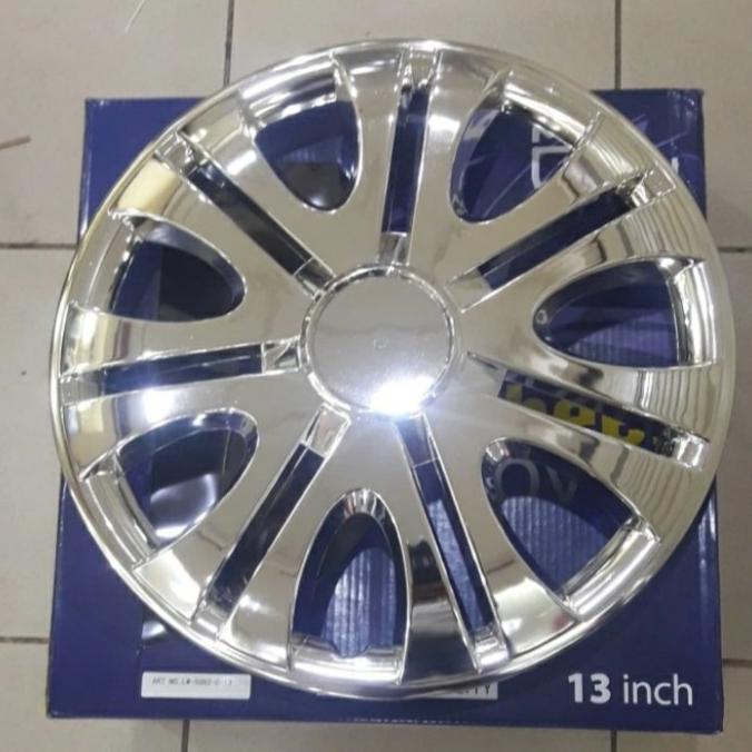 Cover Dop Velg Mobil Ring 13 Inch Datsun Go Chrome Ring 13 Inch