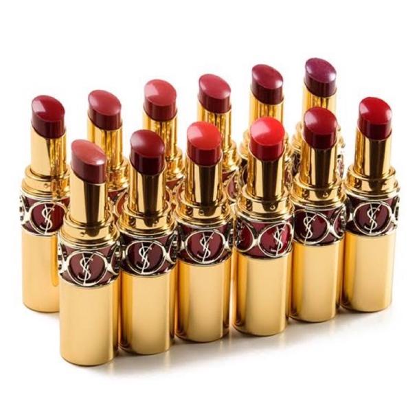 FULL SIZE YSL Lipstick Rouge Volupte Shine Oil In Stick Original - Yves Saint Lairent RVS