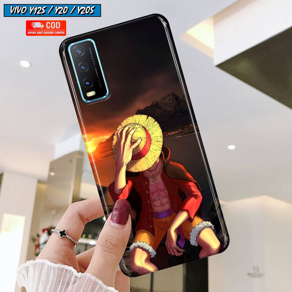 Casing Hp VIVO Y12S/Y20/Y20S/Y12A/Y20sG Hardcase 3D Fullprint Fashion Casing ANIME ONE PIECE bumper 