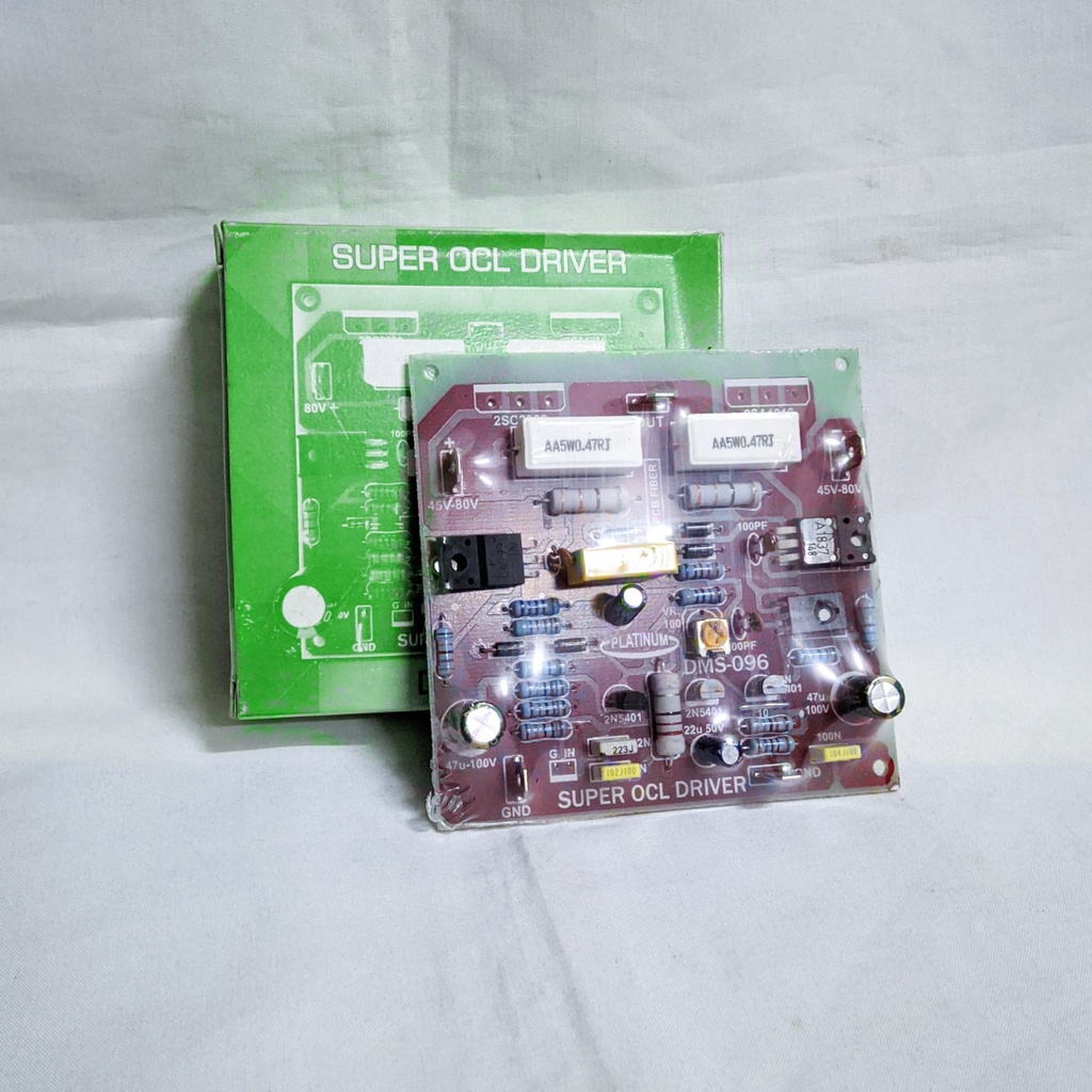Kit Power Amplifier Super OCL Mono 500 Watt Platinum DMS-096