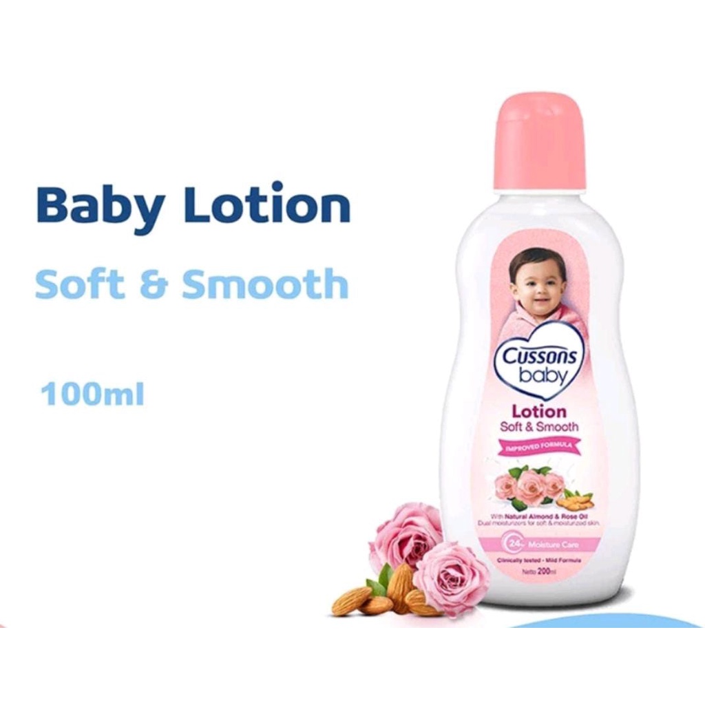 CUSSON BABY LOTION SOFT &amp; SMOOTH 100ML / MINYAK PIJAT BABY