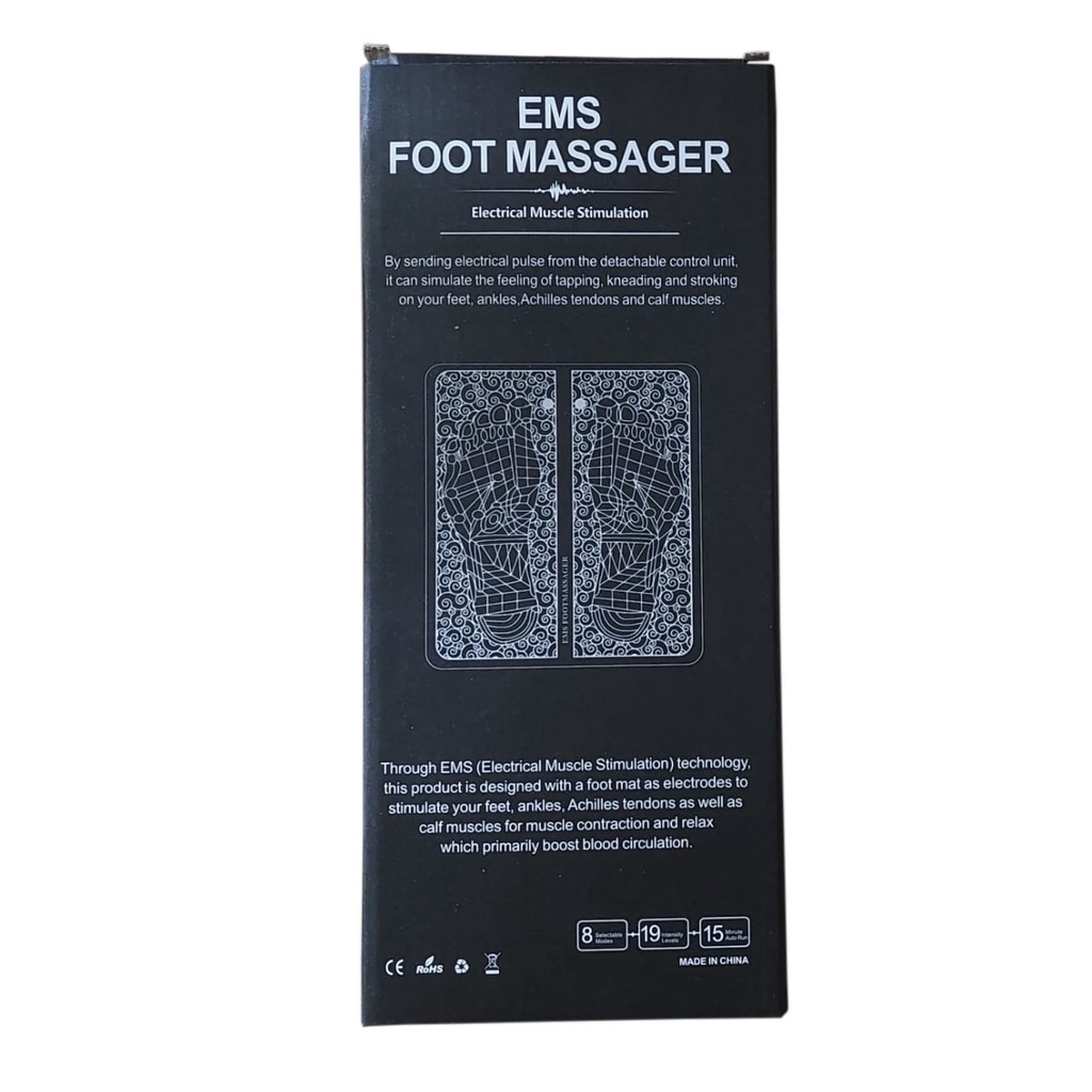 EMS Foot Massager Alat Terapi Kaki Electrical Muscle Stimulation 0873