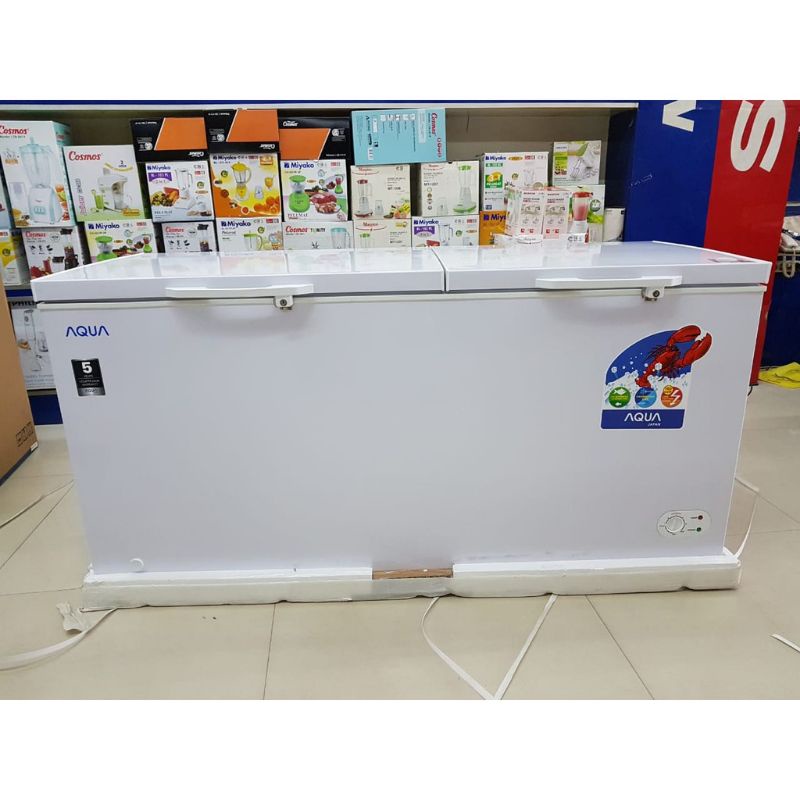 CHEST FREEZER BOX AQUA AQF 550 R, AQUA 550R, 550, AQF-550R, AQF550R, Palembang