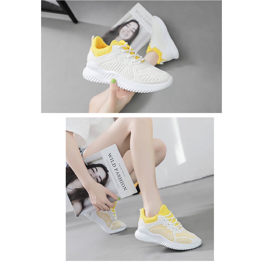 FYGALERY SHS009 Sepatu Sneakers Olahraga OOTD Unisex Running Sport Shoes Fashion Murah