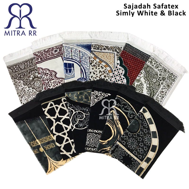 Sajadah Safatex Simli Ultra | Sajadah Turkey Turki Sajadah Prayer - Ukuran 70x110 Besar