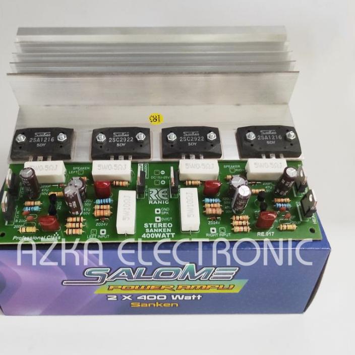 ✧ Kit Power Amplifier Sanken Stereo W ◘