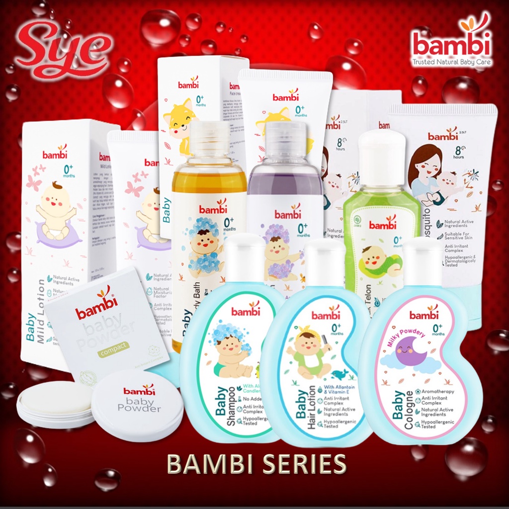 BPOM BAMBI BABY MILD LOTION 100ML / BODY LOTION BAYI / SYE