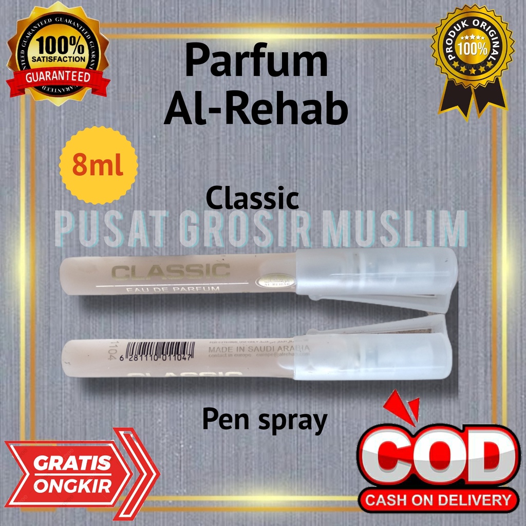 Promo TERMURAH Parfum AL Rehab AlRehab PEN Spray 8ML , Al Rehab Original Asli Arab Saudi !!!