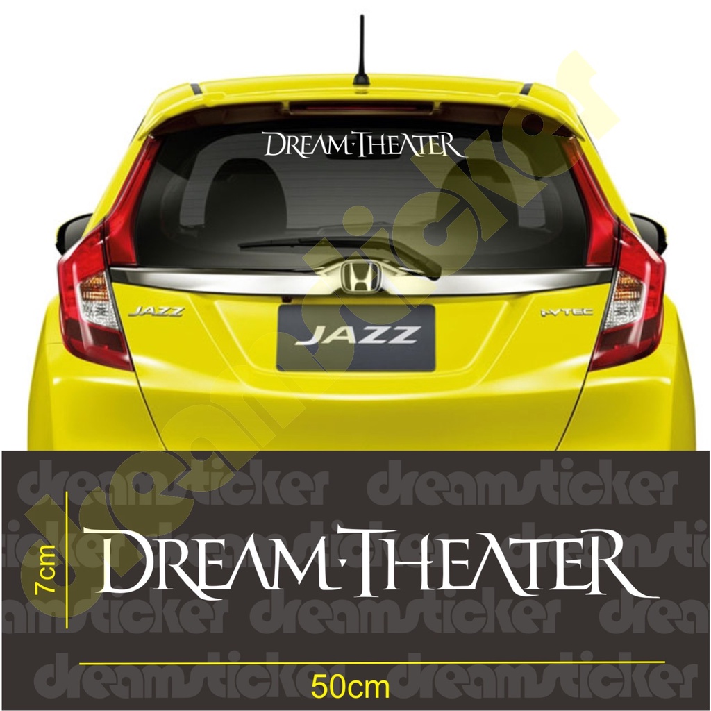 Sticker Stiker Dream Theater Kaca Belakang Mobil