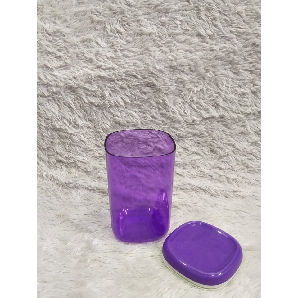 crystal canister ungu toples tupperware