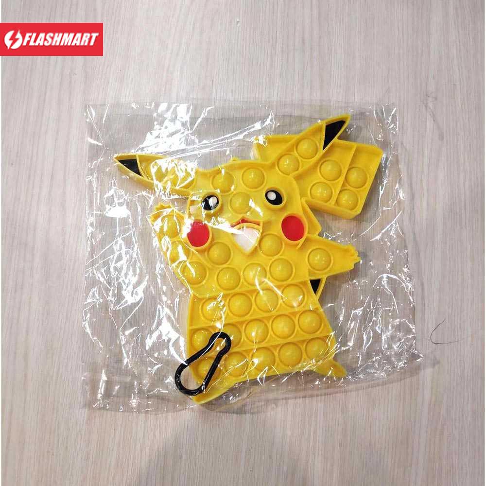 Flashmart Mainan Pokemon Pop It Fidget Toys Stress Pikachu - 461218