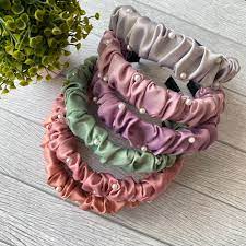 BANDO NAGITA SLAVINA BANDO VIRAL BANDO RUFFLE KOREA HEADBAND SCRUNCHIE KOREA bando murAh