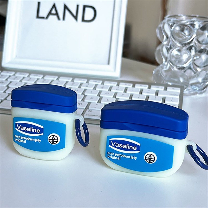 Aksesoris Casing Airpods Airpod Case Gen 1 / 2 Pro Vaseline Original Petroleum Jelly Lucu Silikon Cu