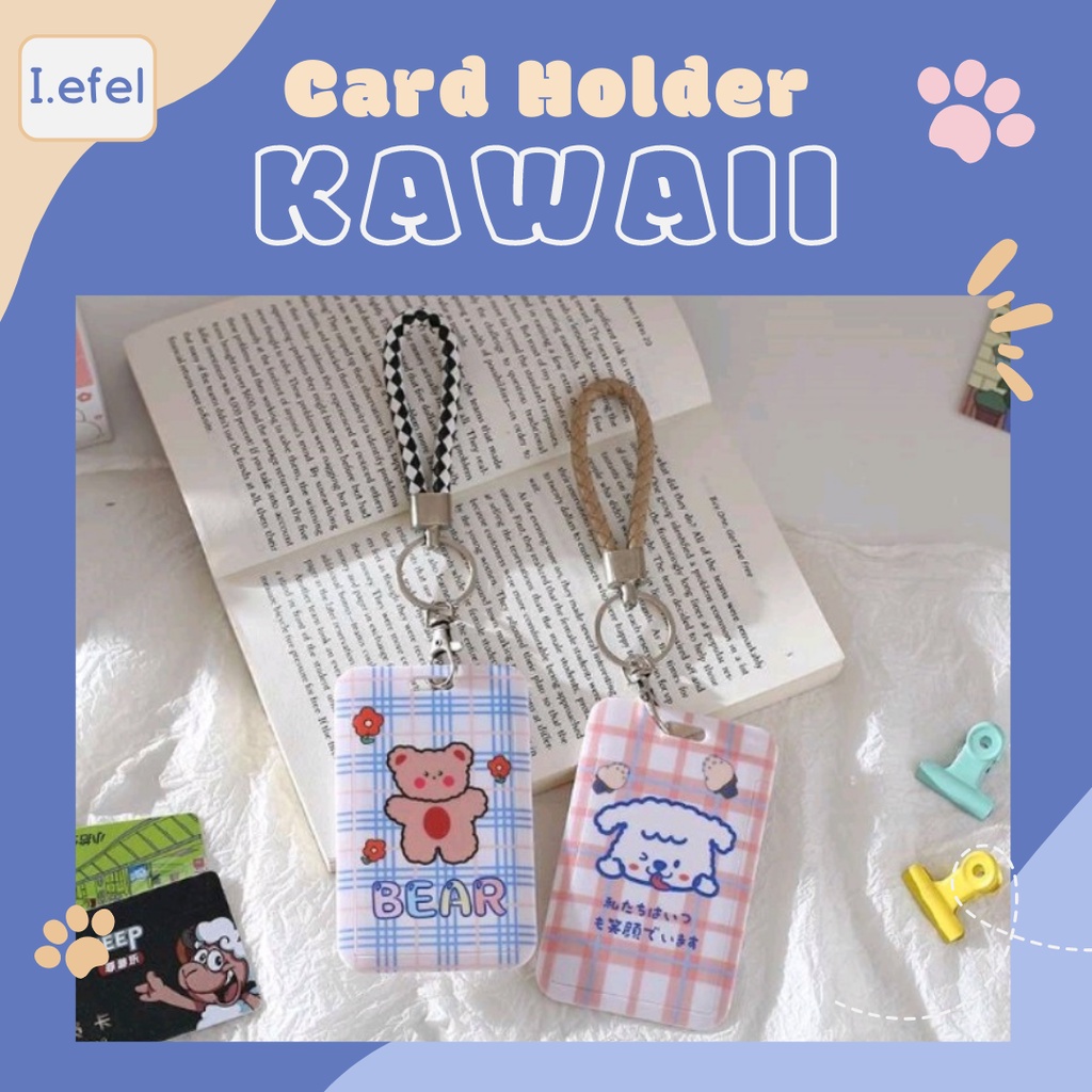 ID CARD HOLDER KPOP KOREAN KAWAII CUTE -I.EFEL-