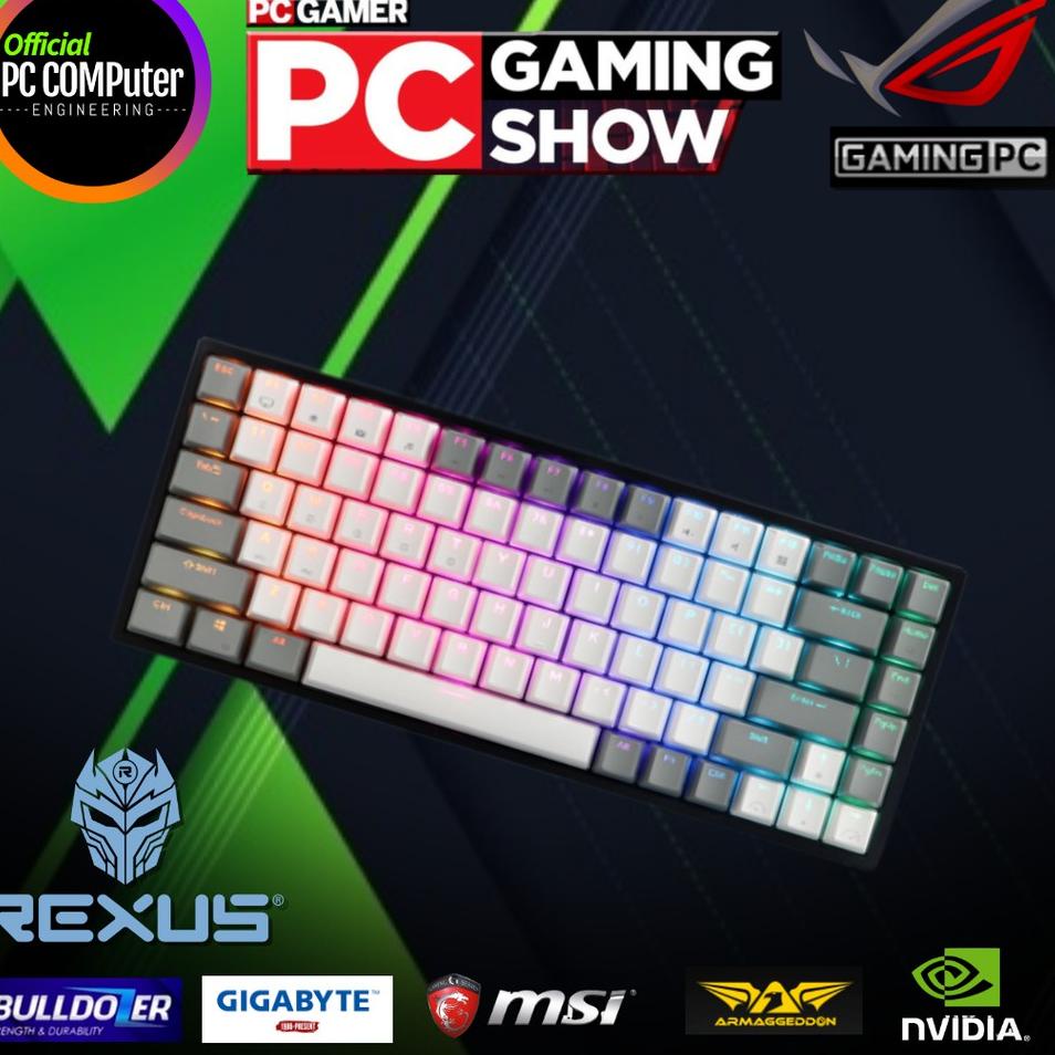 Harga TermurahRexus Keyboard Wireless Gaming Mechanical Daxa M84 Ultimate Jakarta❥