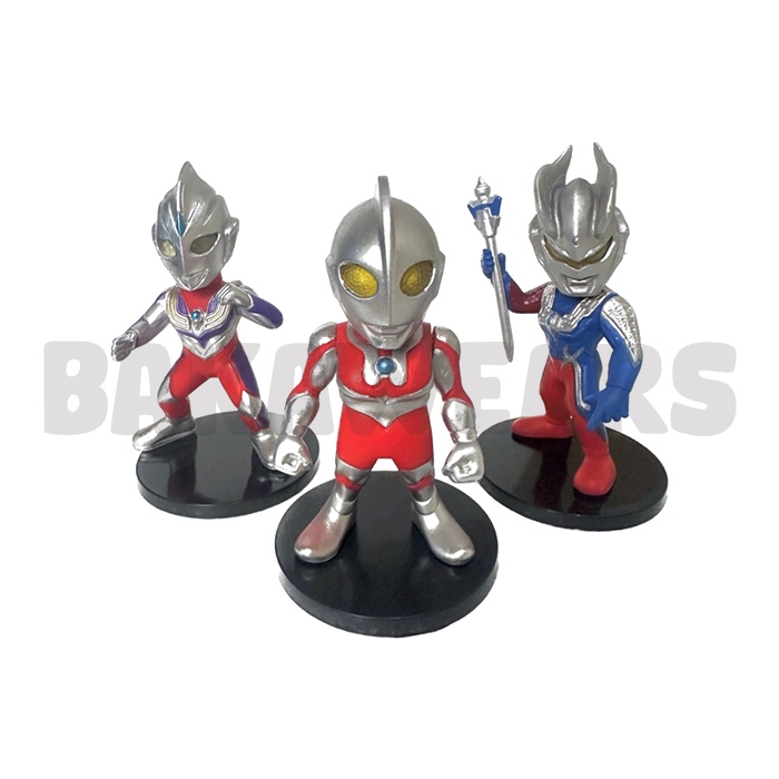 Figure Pajangan Ultraman Mini 2: Ultraman, Tiga, Orb, Zero Beyond, Geed, Belial, Zero, Z, Evil Tiga, Gamora (bakawears)