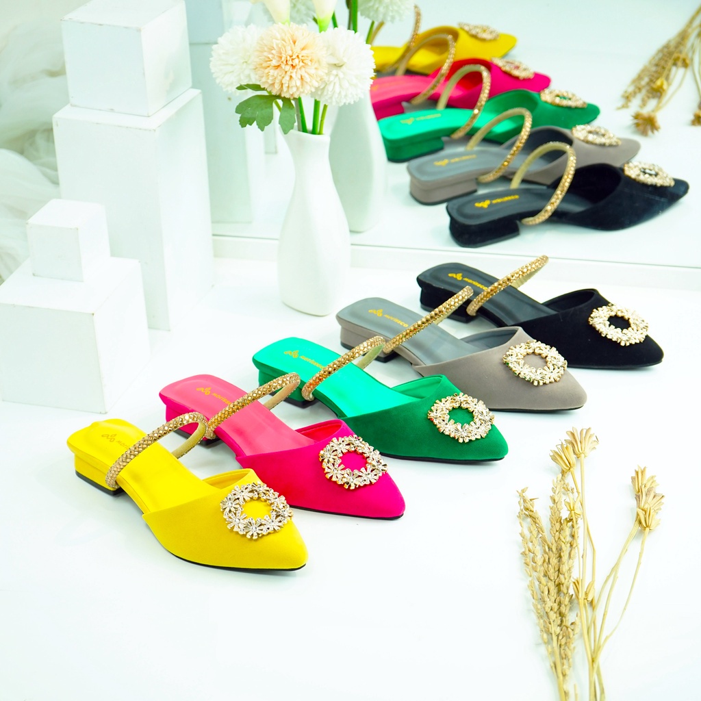 Sandal Wanita Slop Tali 3CM B-CK 06