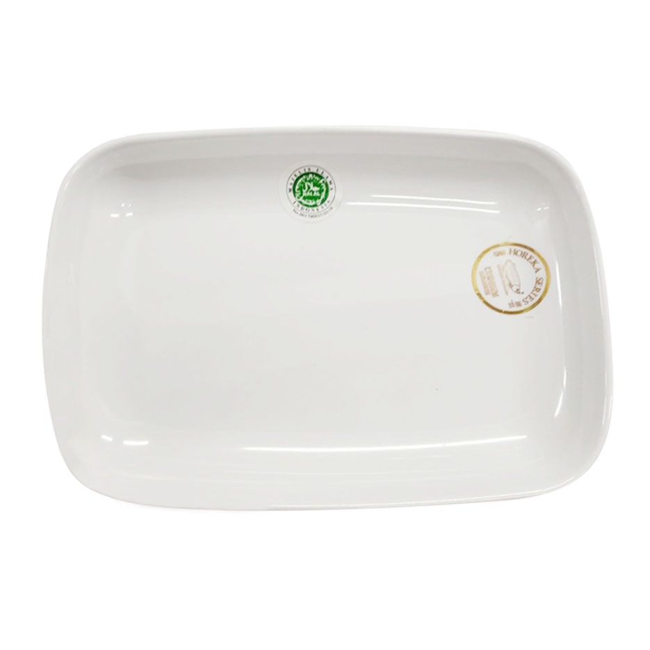 Golden Dragon Horeka Putih Piring Kotak Dalam 10" (P8310) SET 48 PCS