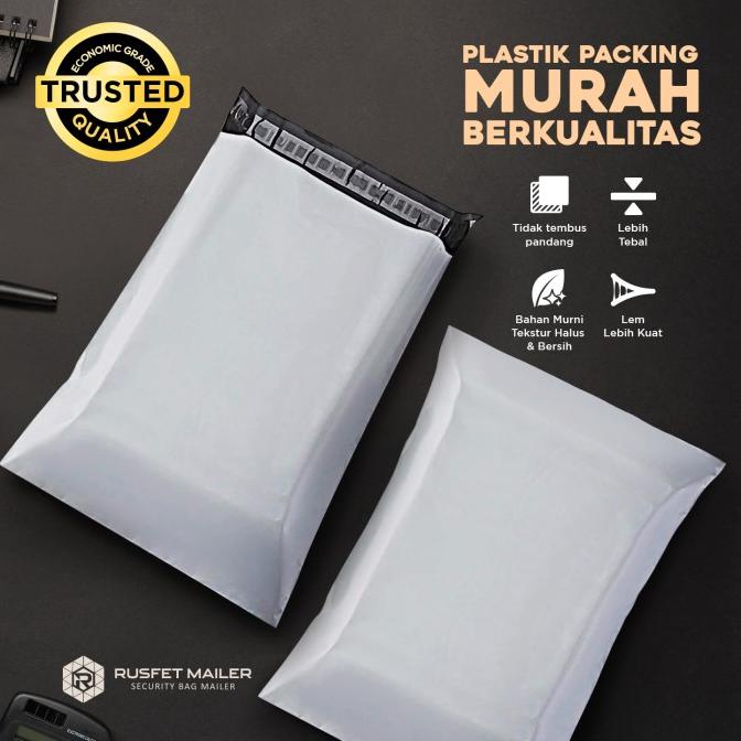 

Polymailer Polos / Polymailer Packing / Amplop Plastik Mailer Baju ram06