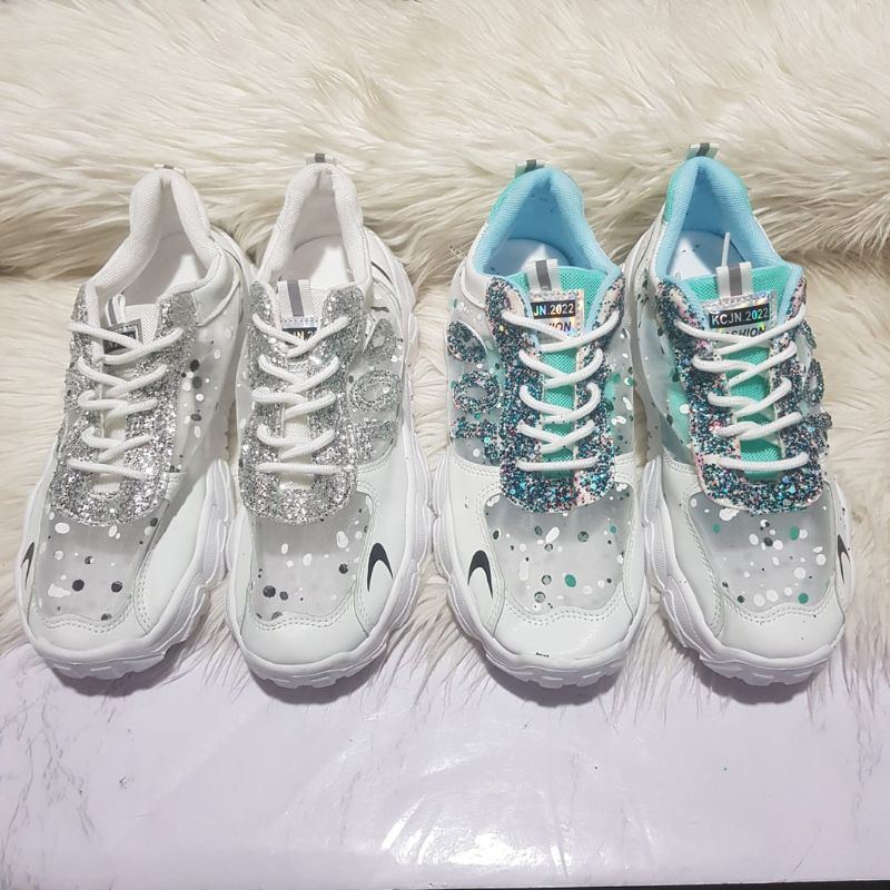 5011 Sepatu Wanita Import Sneakers Kasual Kekinian