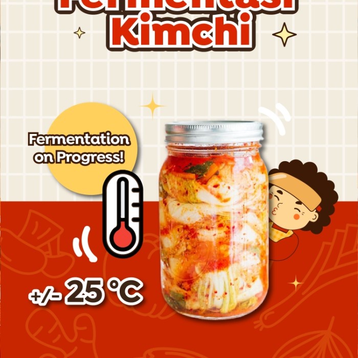 

400G Fresh Kimchi Korea Jar Bs Pilih Varian Halal