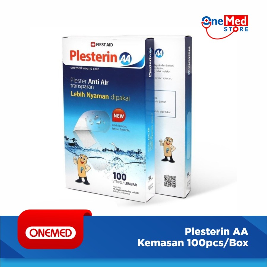 Plesterin First Aid AA Anti Air OneMed box isi 100 pcs