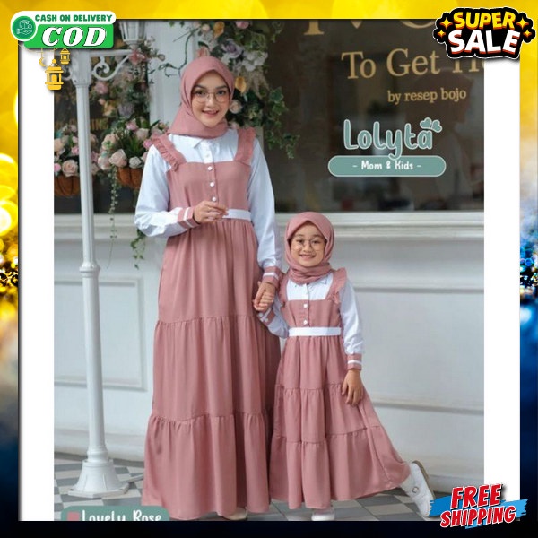 Couple Mom&Kids Terbaru Gsmis Cupel Orangtua Amak Gmis Anak Couple Ibu Kekinian Baju Kopele Mom Kids