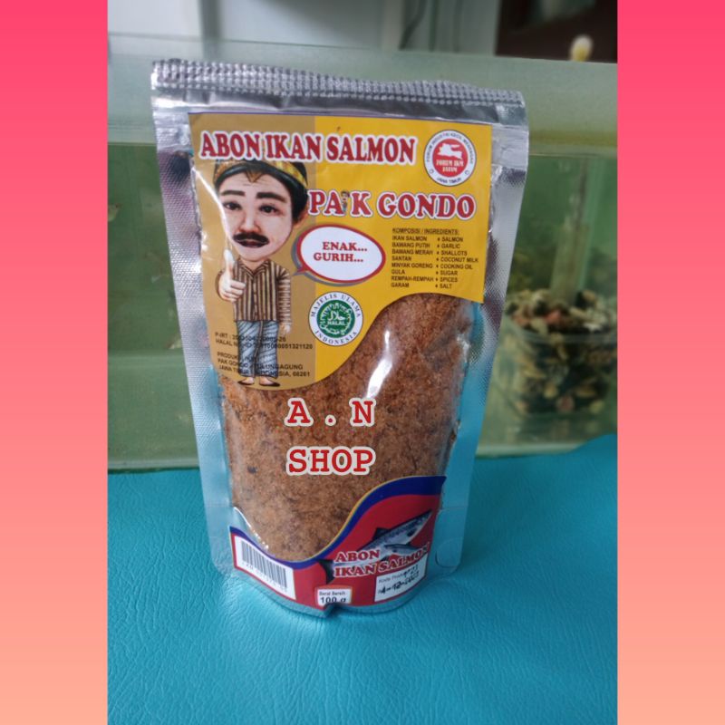 

A . N Shop abon ikan salmon ori dan pedas abon non MSG