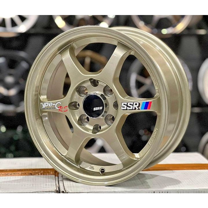 velg SSR type C ring 14 velg mobil racing avanza xenia datsun calya