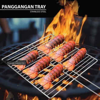 Panggangan Bakar Ikan* Panggangan Jepit* Panggangan Besi Stainless