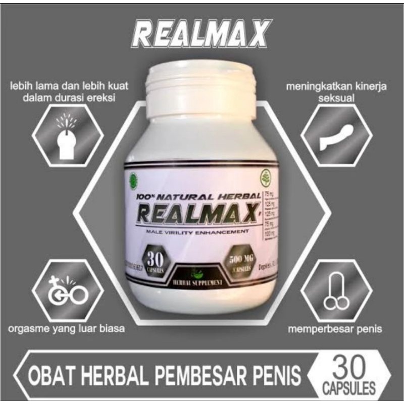 REALMAX SUPLEMEN herbal  pria dewasa