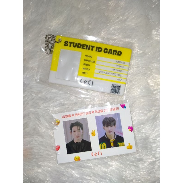 

CECI X WONHO STUDENT ID CARD SET