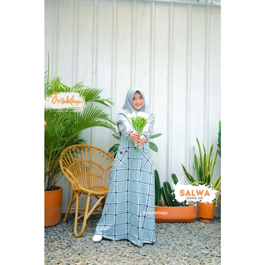 Set Gamis Remaja Salwa Teen by Orisabilaqu