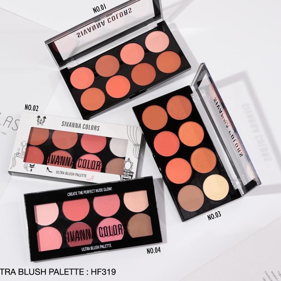 ▼ [BIG SALE] Sivanna Ultra Blush On Palette Thailand | Blush On Sivanna Colors ➨