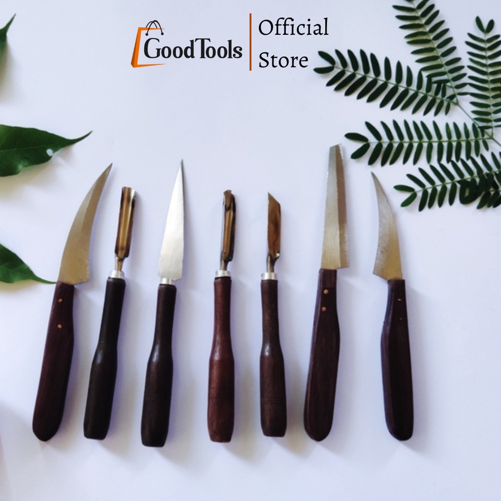 

GoodTools pisau ukir buah / pisau garnish / pisau carving / pisau 1 set isi 7
