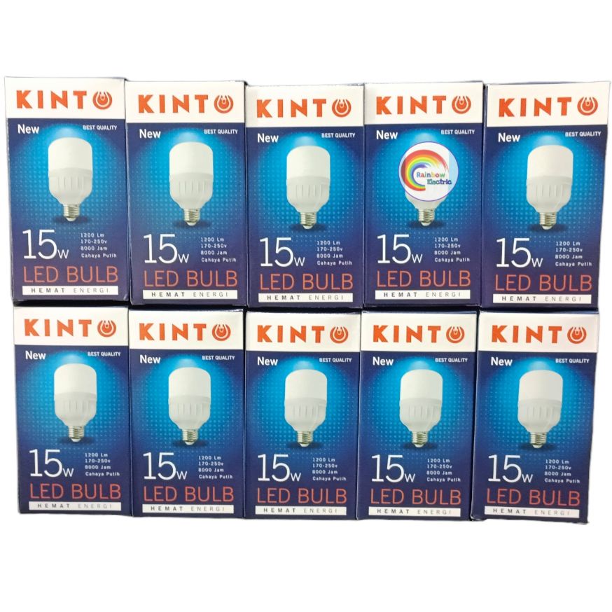 Paket 10 Pcs KINTO Lampu LED Capsule 15 Watt