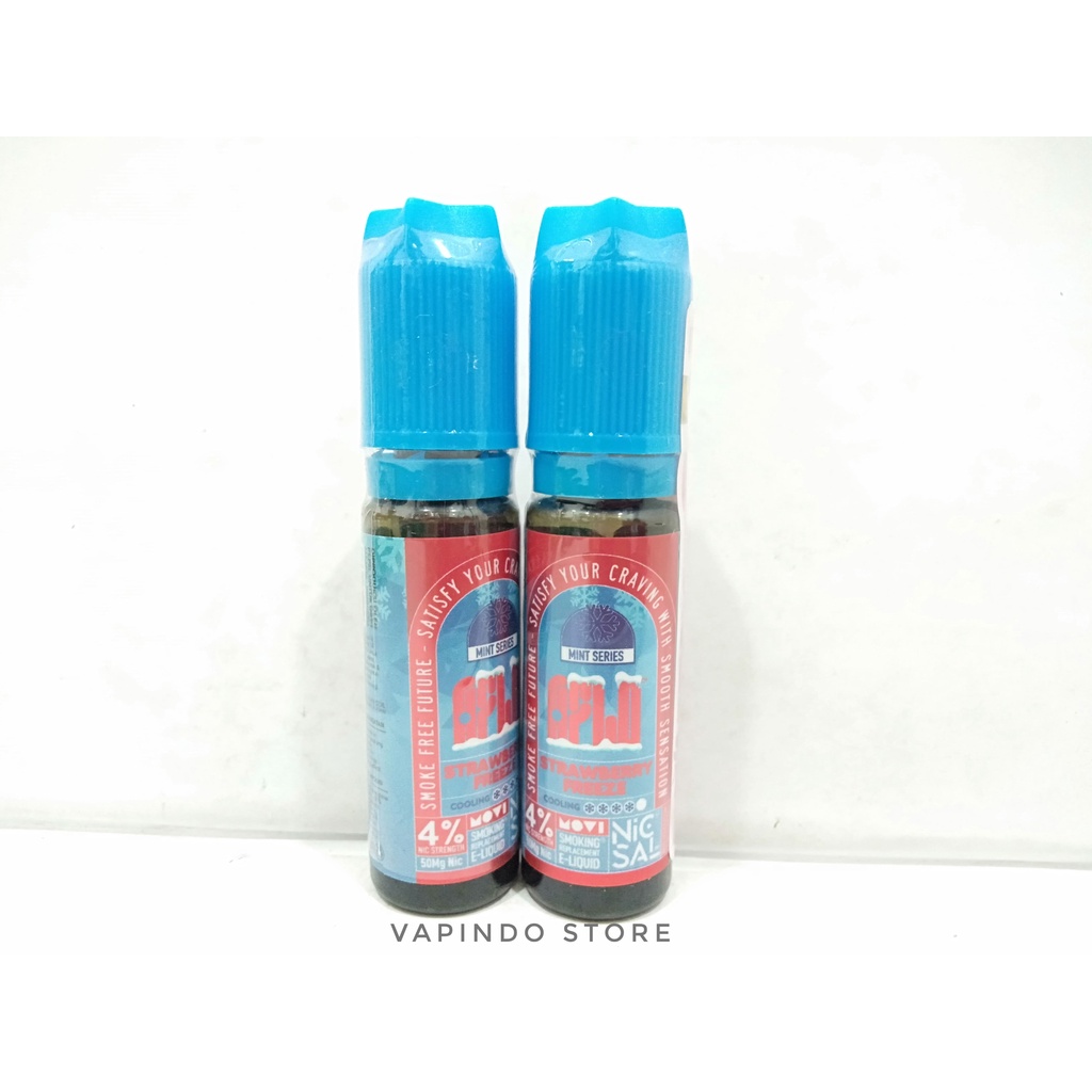 NIC 50MG NICSAL99+ AFLO STRAWBERRY FREEZE 15ML BY MOVI LIQUID