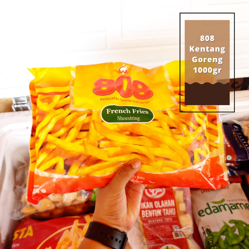 

ADDRIELLA 808 Kentang Goreng 1000gr | 808/Frozenfood/Frozenfood Murah