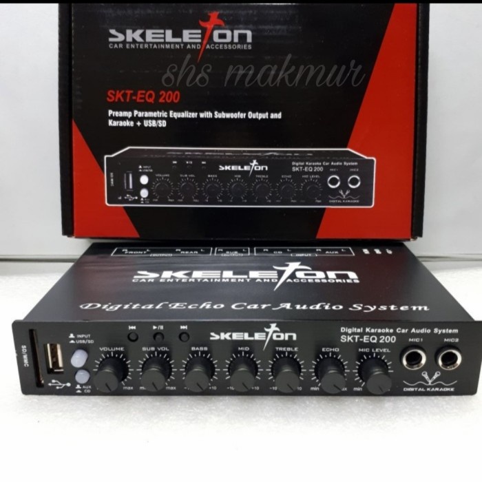 Terlaris Pre Amp Parametrik Skeleton Skt-Eq 200 Original