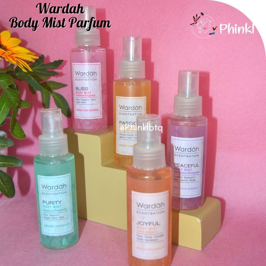 `ღ´ PHINKL `ღ´  Wardah Body mist parfum tahan lama