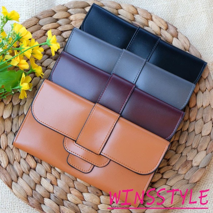 dompet panjang wanita t PREMIUM Kode 6002 U3V6 murah viral excluesiv slingbag pilih warna tahan lama