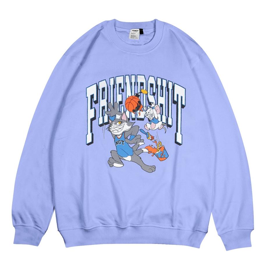TERBAIK L40 Naughty Badclub Blue Crewneck Friendshit ☃